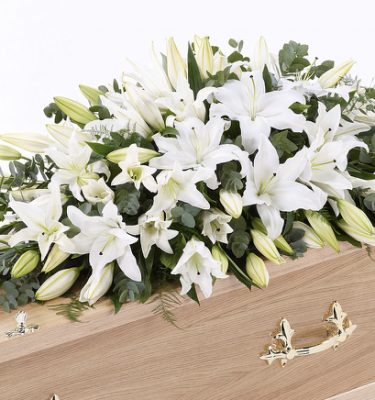 Casket Spray - Lily Casket Spray
