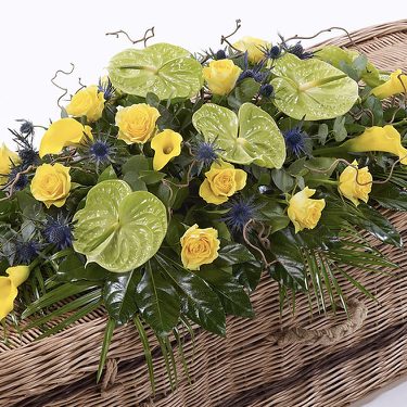 Casket Spray - Woodland Casket Spray