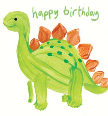 'Happy Birthday' - Dinosaur
