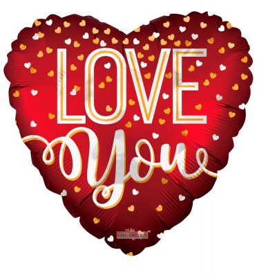 Red 'Love You' Balloon (16227)