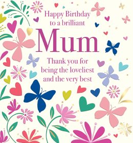 'Happy Birthday Mum' - (Scatterly)