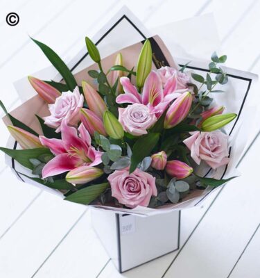 * Simply Range - Pink Rose & Lily Bouquet