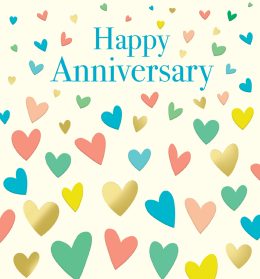 'Happy Anniversary' Hearts (Scatterly)