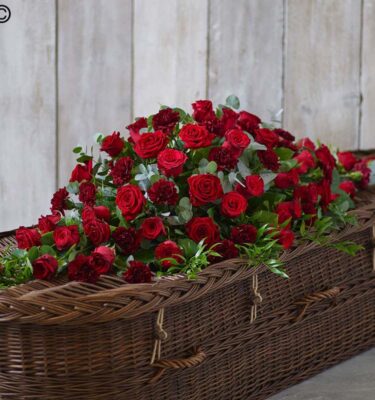 Casket Spray - Rose and Carnation Casket Spray